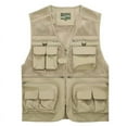 thumbnail image 1 of Mens Summer Outdoor Work Safari Fishing Travel Photo Vest with Pockets, 1 of 21