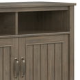 thumbnail image 6 of Simpli Home Lev SOLID WOOD 39 inch Wide Contemporary Medium Storage Cabinet in Smoky Brown, 6 of 12