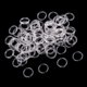 thumbnail image 4 of 3x100pcs Clear Nylon Bra Correa Ajustador Slider O Lencería Costura Artesanía Sunnimix Ajustador de la correa del sujetador, 4 of 8