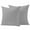 Grey, variant on 2 Pack Outdoor Waterproof Throw Pillow Covers,Black White Chevron Texture Decorative Square Pillow Case Patio Pillowcases for Chair Couch Sofa 16x16in