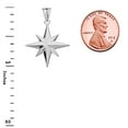 thumbnail image 3 of North Star Pendant Necklace in Sterling Silver, 16", 3 of 4