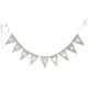 thumbnail image 1 of Candy Bar Heart Banner Hessian Pennant Triangle Burlap Banner Triangle Flags for Party Decoration, 1 of 3