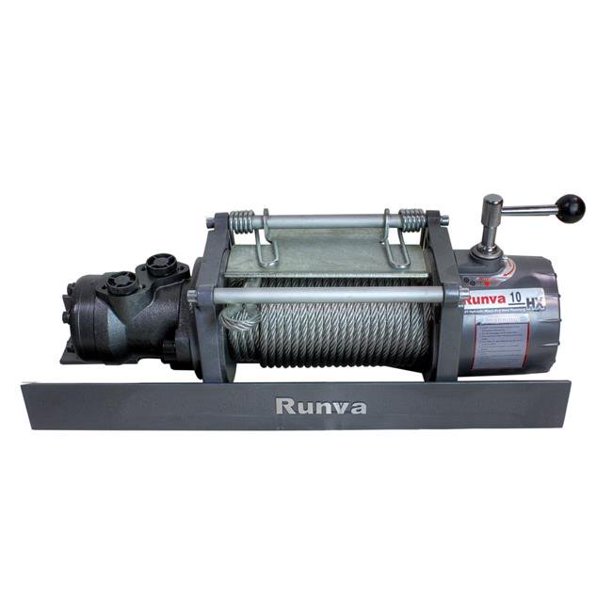 DK2 10HX 10000 lbs New Runva Hydraulic Towing Recovery Electric Winch