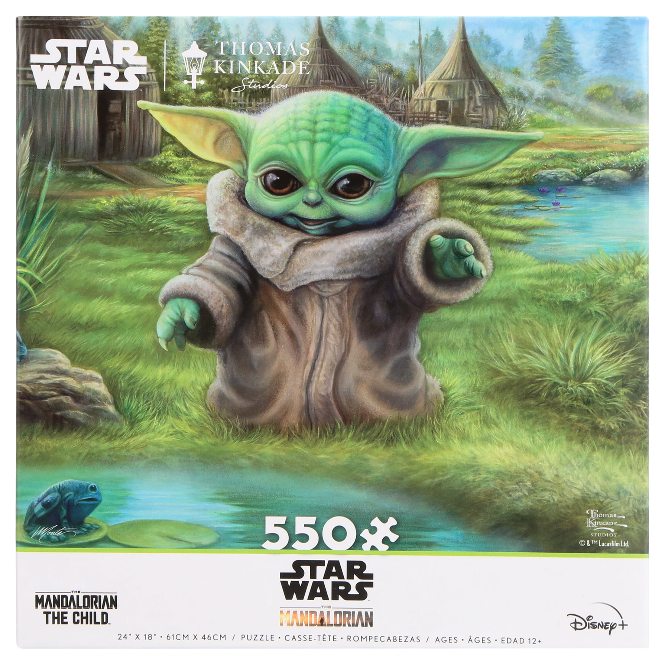 NEW Disney Star Wars Mandalorian 550 Piece Jigsaw Puzzle Baby Yoda Buffalo Games 