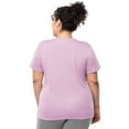 thumbnail image 3 of Athletic Works Women's and Women's Plus Core Active V-Neck T-Shirt, Sizes XS-4X, 3 of 6