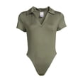 thumbnail image 4 of No Boundaries Juniors' Cap Sleeve Polo Bodysuit, 4 of 5