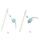 thumbnail image 4 of Methold Juguetes interactivos para mascotas, palo divertido para gatos, simulación ligera, palo de para ratones, accesorios reutilizables para Juguetes para gatos Azul/Ratón Methold PT004830-02, 4 of 6