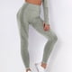thumbnail image 5 of Pantalones Cortos de Yoga Para Mujer Odeerbi Acanalados Sin Mangas Cintura Alta Ajustados ODB-4, 5 of 8