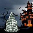 thumbnail image 6 of Honeii Scottish Checkered Print Poncho Cape, Cloak Coat, Snuggly Hooded Wearable Blanket, Hooded Cape For Teenagers,Halloween Costumes-Large, 6 of 7