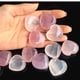 thumbnail image 5 of Piedras Preciosas Rosa Preocupación Cuarzo Natural Piedra De Corazón Cristal Palma Pulgar Inicio, 5 of 8
