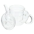 thumbnail image 2 of Glass Tea Pot Household Transparent Teapot Heat-resistant Tea Pot with Infuser for Home Office, 2 of 9