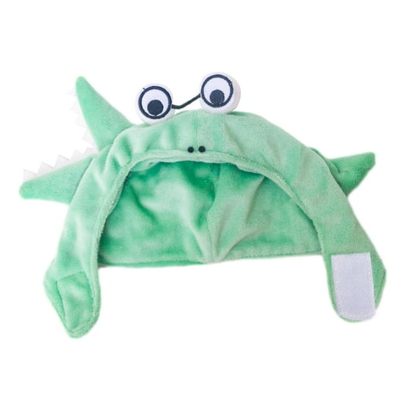 Sombrero de disfraz para gatos Salvador Verde con orejas de mascota