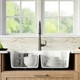 thumbnail image 4 of Karran QT-710-PK1 Quartz Composite 33.00 x 22.00 x 9.00 in Bowl Drop In Double Basin Sink, 4 of 6