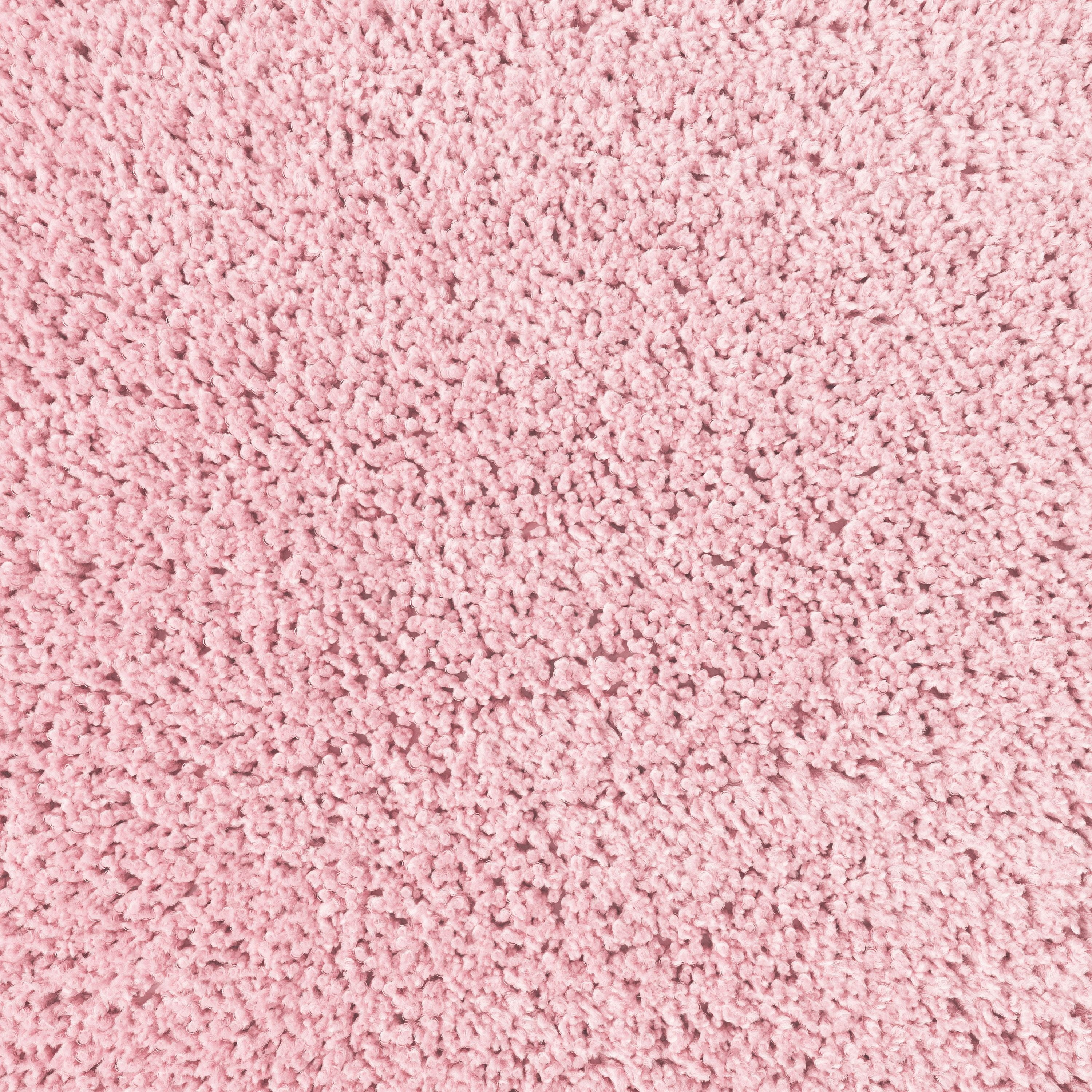 Mainstays Kids Tufted Light Pink Shag Washable Area Rug, 3' x 4'8"