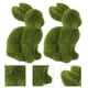 thumbnail image 4 of 2 piezas de adorno de modelo de conejo decorativo adorno de Pascua conejo de simulación (verde), 4 of 6