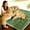 GZ-Green, variant on Extra for large Warm Winter Dog Bed Mat, Luxury Upgrade, Soft Washable Mattress Topper, Rectangular for Large Dogs & Multi-Pet Households, All Breed Sizes, Four Corner Tie Strap Design, All Season U