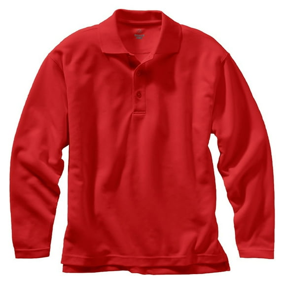 "Edwards Garment Moisture Wicking Long Sleeve Mesh Polo Shirt, Style 1578"
