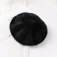 thumbnail image 3 of Women French Beret Hat CQXIDFH Retro Artist Beret Cap, Lightweight Breathable Design, Fashion Daily Matching Hat for Autumn and Winter, Unisex Baseball Hat (Black, One Size), 3 of 3