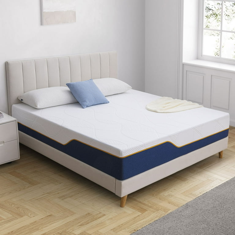 Madinog 14 inch King Size Plush Gel Memory Foam Mattress Madinog 14 inch King Size Plush Gel Memory Foam Mattress