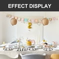 thumbnail image 3 of Worgeous Assorted Color Panda Birthday Party Supplies Set Includes Tablecloth Plates Cups Napkins Straws 51pcs Paper, 3 of 8