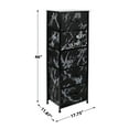 thumbnail image 5 of Sorbus Wood Handle Closet Drawer Organizers, Black, 5 of 5