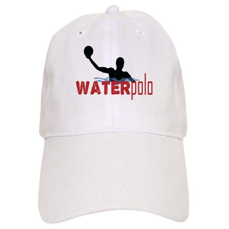 CafePress - Waterpolo Silhouette - Printed Adjustable Baseball Cap