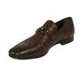 thumbnail image 3 of Men's GENIO Genuine Ostrich Embossed Leather Shoes Turkey 120332831 Cognac, 3 of 8