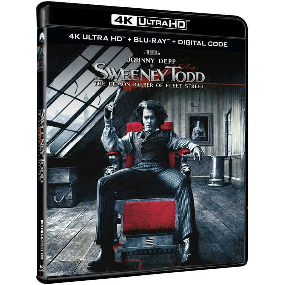 Sweeney Todd: The Demon Barber Of Fleet Street (4K Ultra HD   Blu-ray   Digital)