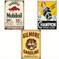 thumbnail image 2 of 7 Pieces Vintage Tin Signs Gas Oil Metal Signs Home Kitchen Man Cave Bar Garage Wall Decor - Retro Metal Signs for Vintage Decorations and Wall Art., 2 of 8