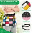thumbnail image 4 of Yayeee Waist Apron with Pockets for Cooking Waterproof Half Server Aprons, White Checkered Pattern, 4 of 7