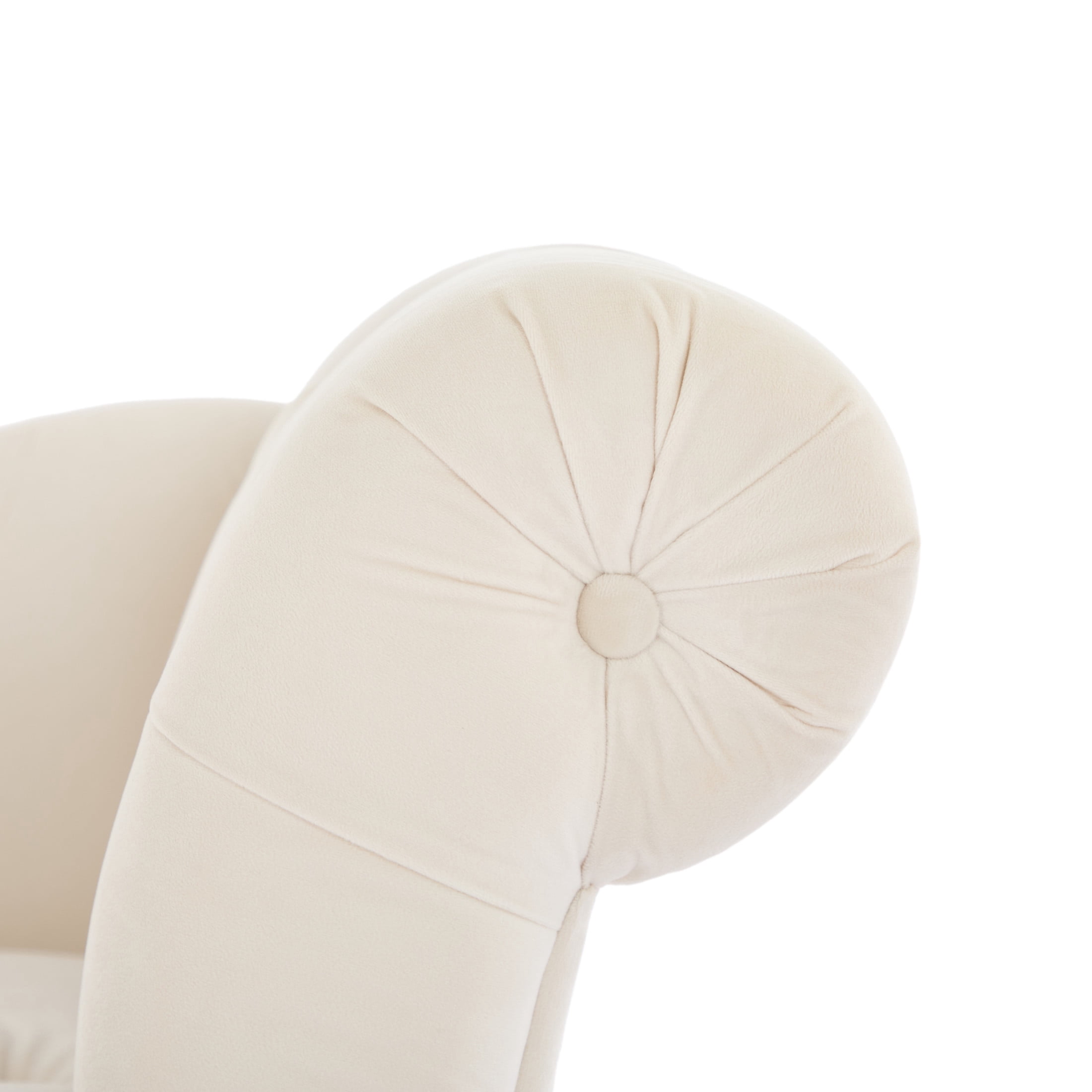 Christopher Knight Home 60.75" Vintage Velvet Upholstered Bench, Button Tufted Ottoman with Rolled Arms, Beige