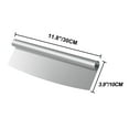thumbnail image 5 of Uxcell Pizza Cutter Stainless Steel Shredder Razor for Pastry Dough 11.8"x1"x3.9"(L*W*H), 5 of 6
