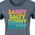 thumbnail image 3 of Instant Message - Sandy Salty Sunny Happy  - Women's Any Way Dress, 3 of 6