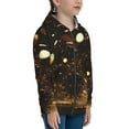 thumbnail image 5 of Kdxio Classical Golden Casino Pattern Kids Boys Girls Zip Up Hoodie 3D Printed Hooded Sweatshirt Hoody Coat with Pocket 7-12 Y-Small, 5 of 6