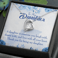 thumbnail image 2 of To My Daughter Thank You For Being My Daughter Forever Necklace w Message Card, 2 of 20