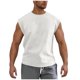 thumbnail image 1 of Camiseta de tirantes de cuello redondo para hombre, de gamuza, deportiva, de poliéster, con cuello redondo, 1 of 8
