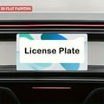 thumbnail image 5 of 1Pack License Plate Frames with Abstract Wave Line Art Pattern Includes Screws & Caps Full Accessories Included Size 6.3x12.2inch(16x31cm), 5 of 8
