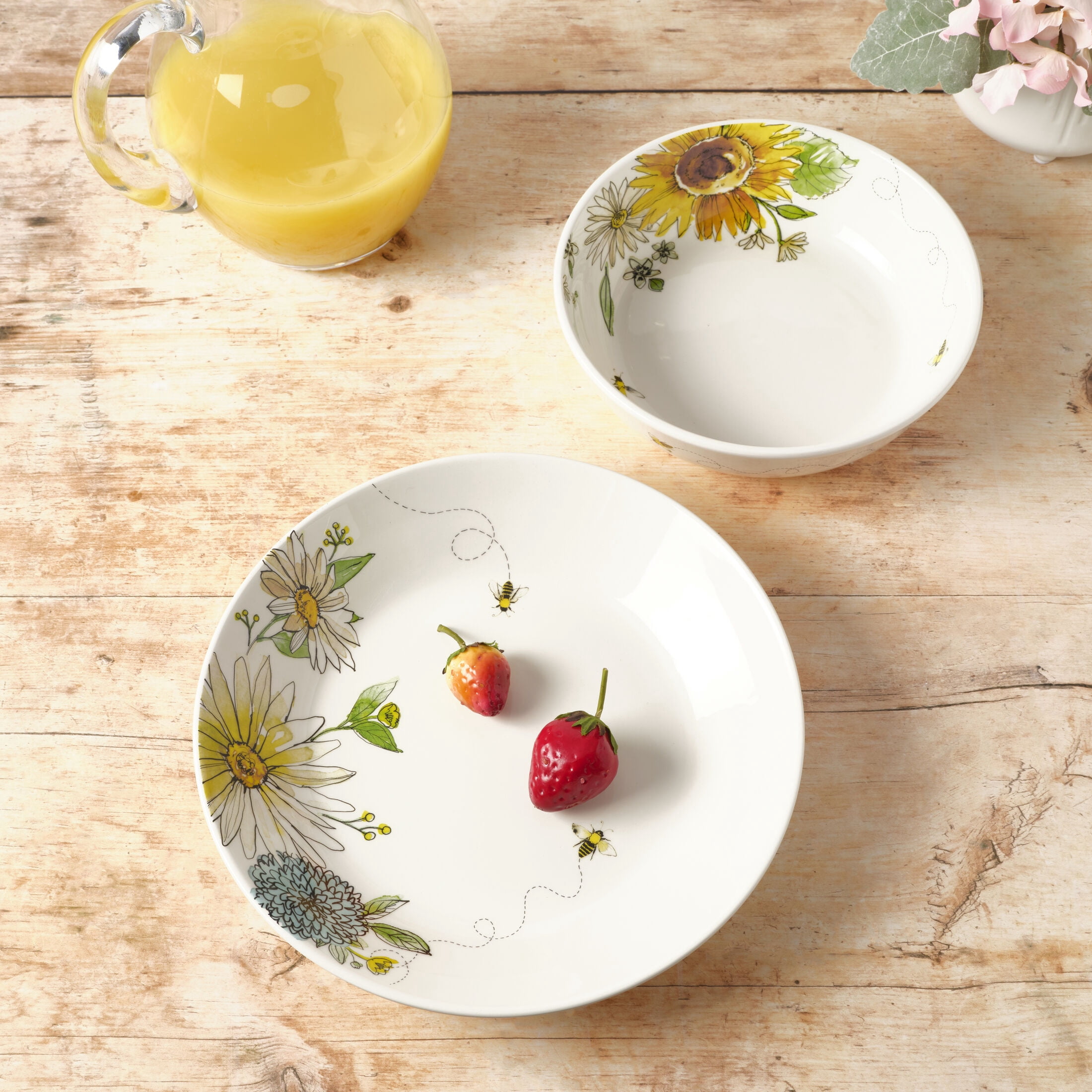 Fitz and Floyd Emis Garden Serve Bowls (Set of 2)