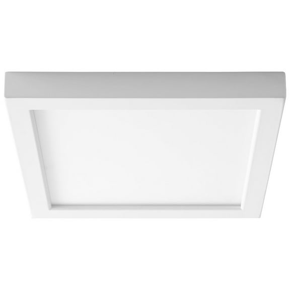 9.13 Inch 18.5W 1 Led Square Flush Mount-White Finish Oxygen Lighting 3-334-6
