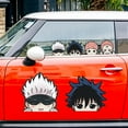 thumbnail image 6 of 4 Pcs 5.11" Jujutsu Kaisen Anime Cartoon Character Vinyl Decal Sticker of Gojo Satoru Yuji, Megumi Ryomen for Car Window Door Bumper Laptop Water Bottle Motorcycle Tablet Cellphone Decoration, 6 of 8