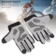 thumbnail image 3 of Guantes De Montar Con Dedos Completos, Guantes De Motocicleta, Tela De Goma Gris, Antideslizantes, Pantalla Táctil, Transpirables Para Scooter Eléctrico, 3 of 7