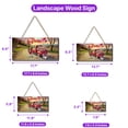 thumbnail image 5 of Be My Valentine's Brittany Spaniel Truck Full of Love Flower Balloon Landscape Wood Sign Brittany Dog Lover Gifts Idea Hanging Wall Home Decor - 02029, 5 of 5