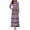Pink, variant on Kaemgyyd Womens Short Sleeve T-Shirt Dress Casual Crew Neck Maxi Dress Printing Loose Beach Long Tunic Dresses