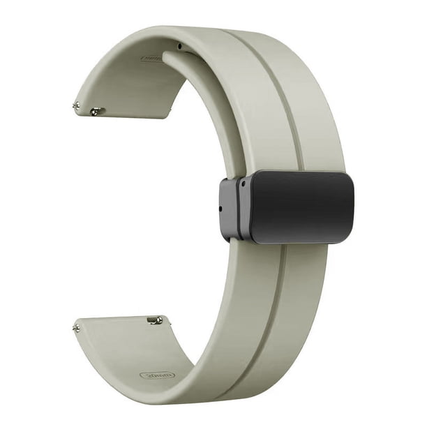 Adecuado para Samsung Galaxy Watch 4 5 Huawei GT3 Correa con hebilla plegable magnética universal