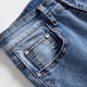 thumbnail image 5 of Pantalones largos para hombre, casuales, de mezclilla, de algodón, rectos, rotos, con agujeros, pantalones largos, pantalones para hombre, 5 of 8
