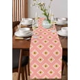 thumbnail image 4 of nqOlkjepod Pink Boho Table Runner 72 Inches Long Farmhouse Dress Scarves, Aztec Southwest Geometric Ethnic Motifs Dining Tablerunner for Coffee Table/Kitchen Island/Party Décor, 18" x 72", 4 of 8