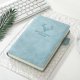 thumbnail image 1 of A5 Leather Ruled Notebook Elegant Business Journal with Pen Loop, 180 Sheets (Light Blue), 1 of 5