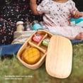 thumbnail image 1 of Wooden Lunch Box, Bento Bento Box, For Kids Adults, 1 of 8