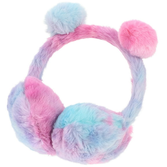 AURARMLET Kids Ear Muffs Plush Round Design with Anti-Slip for Hiking, 1 Pack