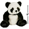 thumbnail image 2 of 8" Animal Den Panda Plush Stuffed Animal Toy, 2 of 2
